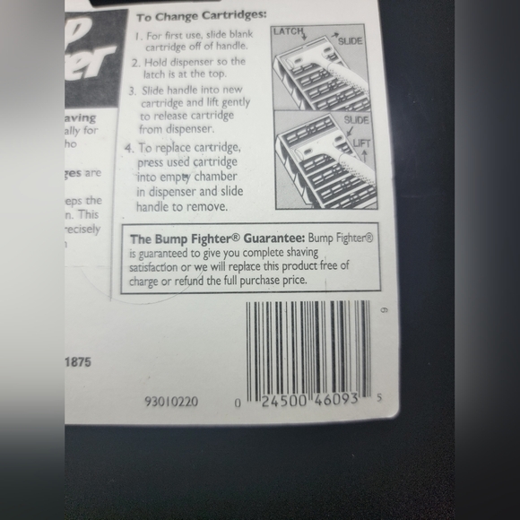 Bumpfighter Cartridges (5 counts) For Use with the Bumpfighter Razor handle. - Picture 3 of 6